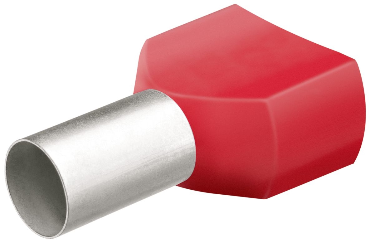 Knipex 97 99 377 Twin ferrules 50 pieces AWG28 (Red)