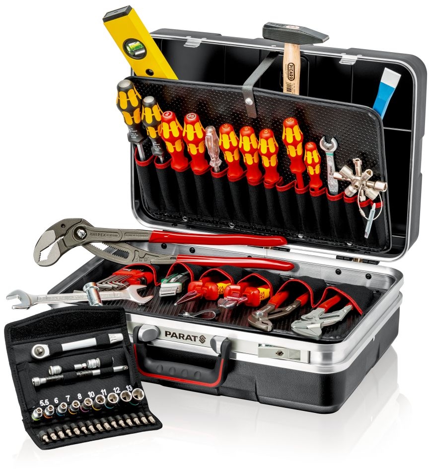 Knipex 00 21 21 HK S Tool case filled "Vision27" plumbing 52-piece