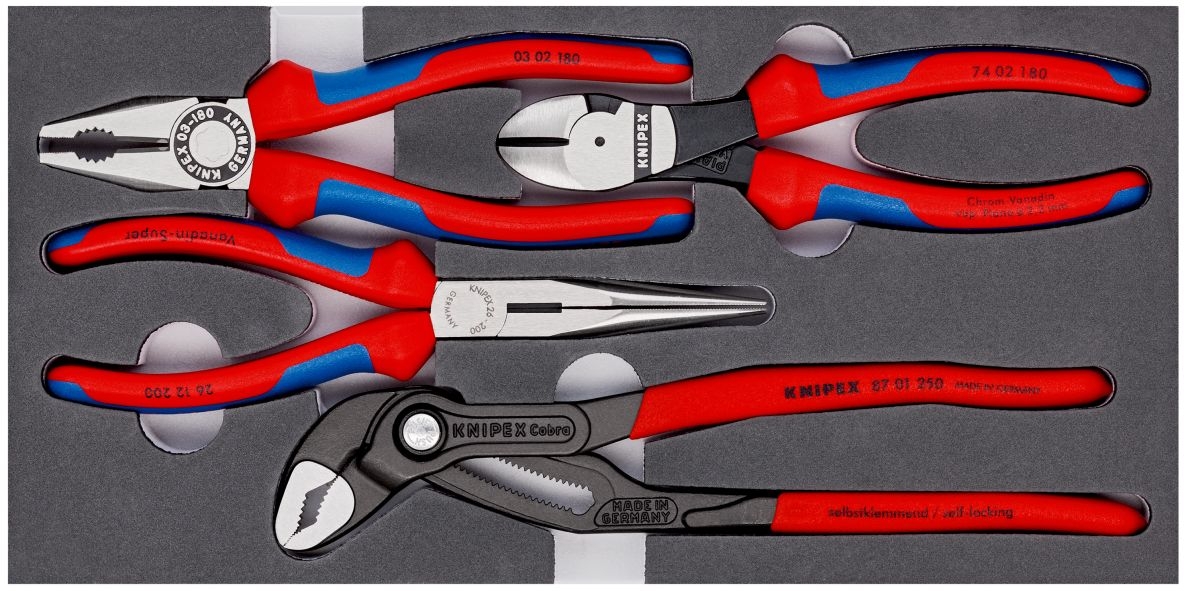 Knipex 00 20 01 V15 Pliers set 4-piece