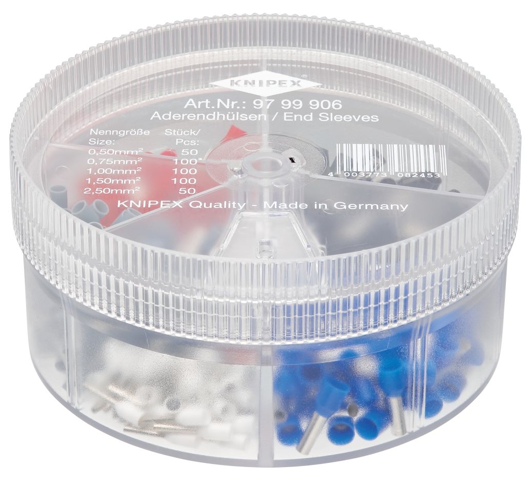 Knipex 97 99 906 Cable end ferrules assortment box