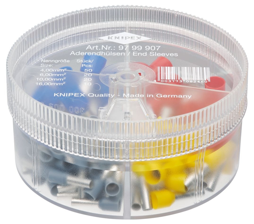 Knipex 97 99 907 Conductor end ferrules assortment box