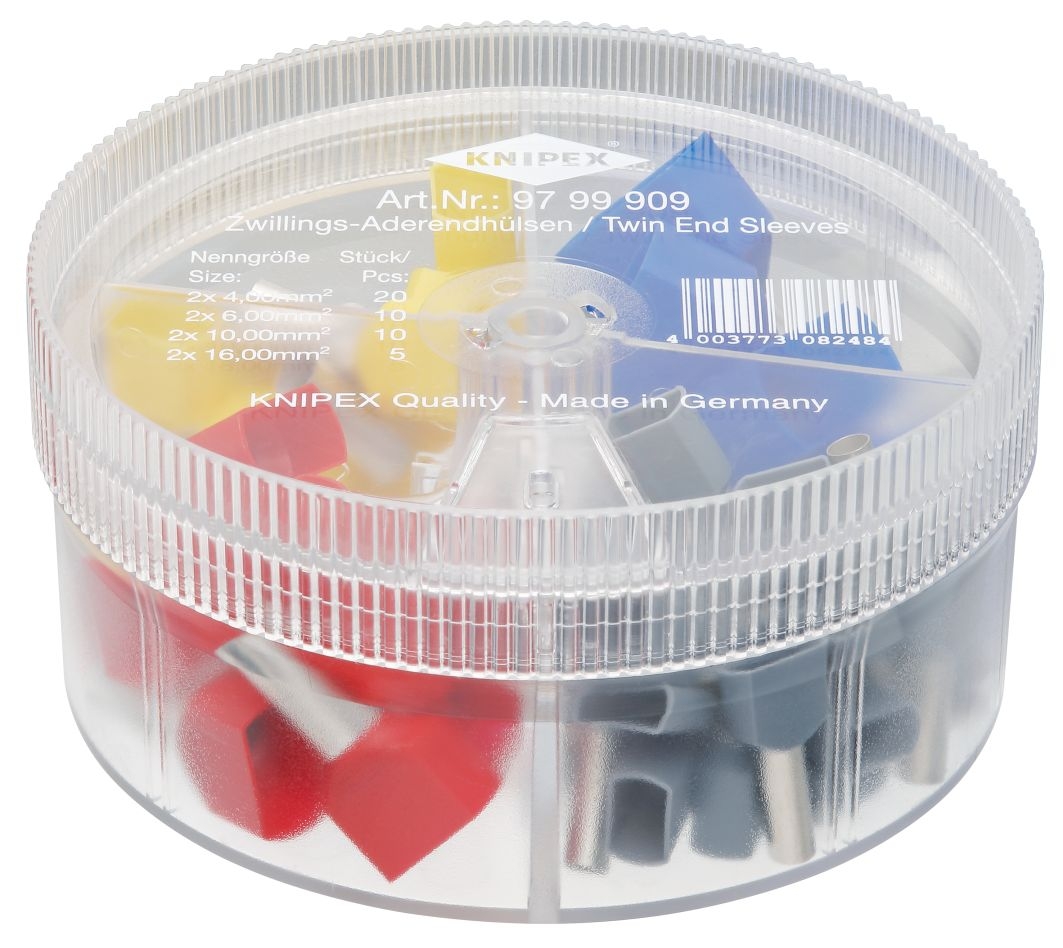 Knipex 97 99 909 Cable end ferrules assortment box