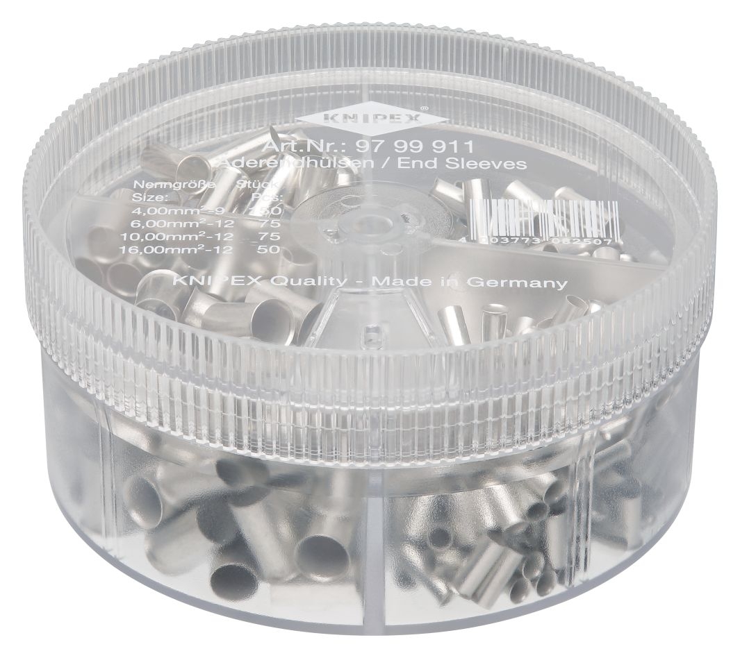 Knipex 97 99 911 Cable end ferrules assortment box