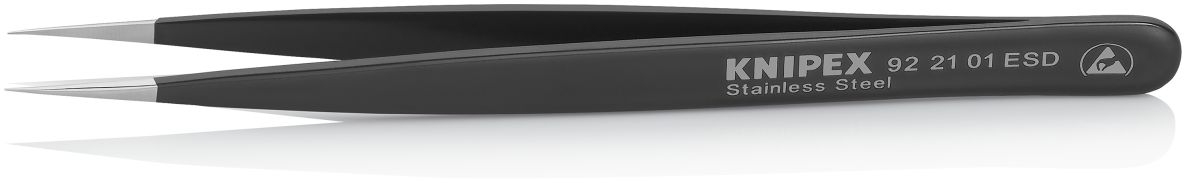 Knipex 92 21 01 ESD Universal tweezers ESD 125 mm