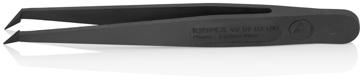 Knipex 92 09 03 ESD Plastic tweezers ESD 110 mm