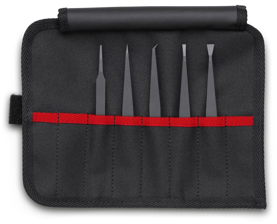 Knipex 92 00 05 ESD Plastic tweezers set ESD