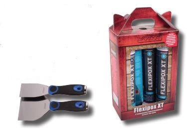 Köhler Woodcap 660049 Flexipox XT Duopack 2 sets/box + 2 modeling knives