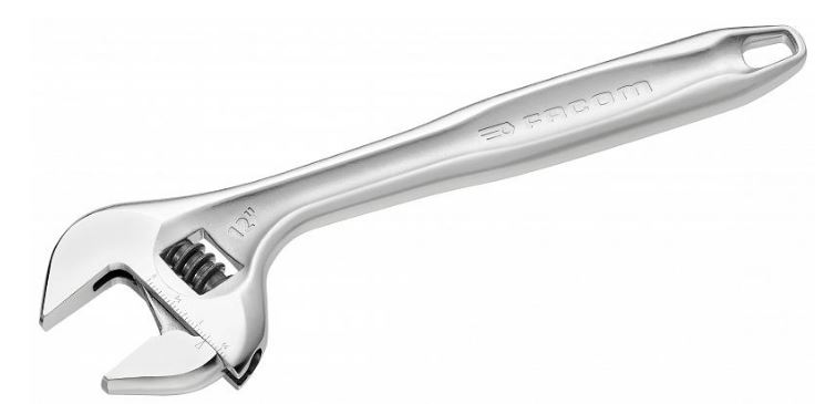 Facom 101.10PB Quickly adjustable wrench 4 - 18