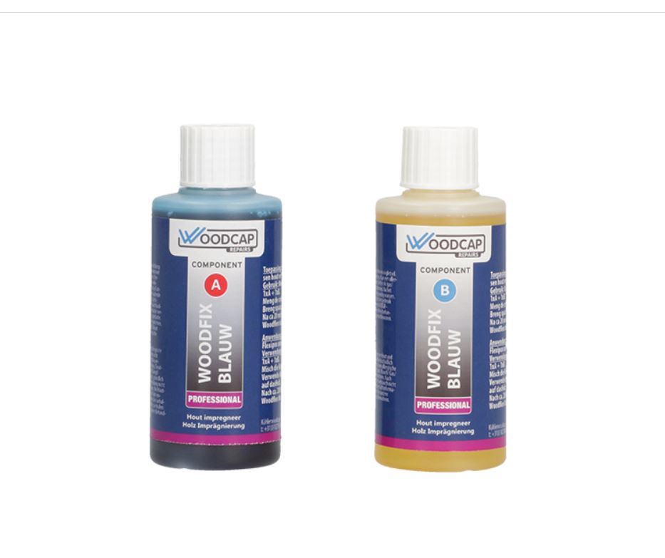 Köhler Woodcap 497007 Woodfix Blue Set 2-component impregnating liquid