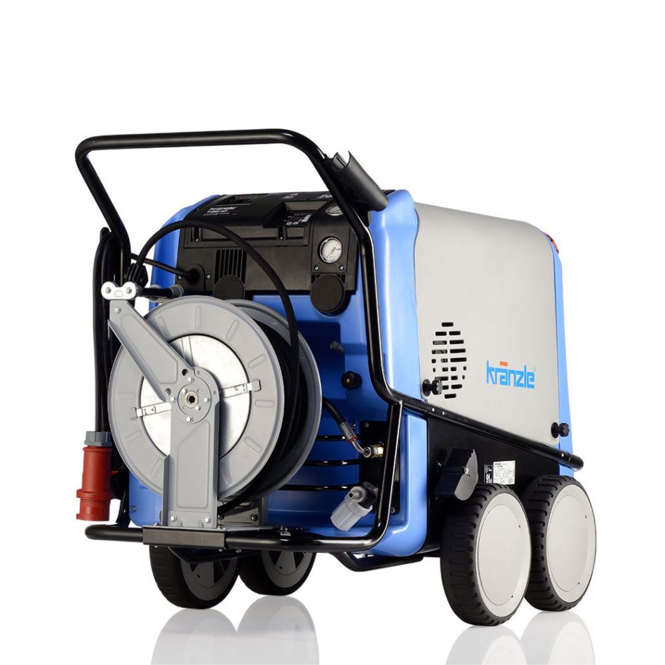 Kränzle 63862.0 Therm-RP 1400 Hot water high pressure cleaner + automatic winder plug nipple D12