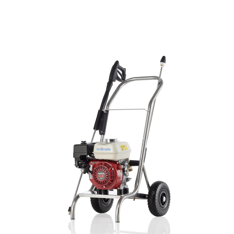 Kränzle 61802.3 Profi-jet B 10/200 Cold water High pressure cleaner stainless steel trolley with SK plug nipple D12