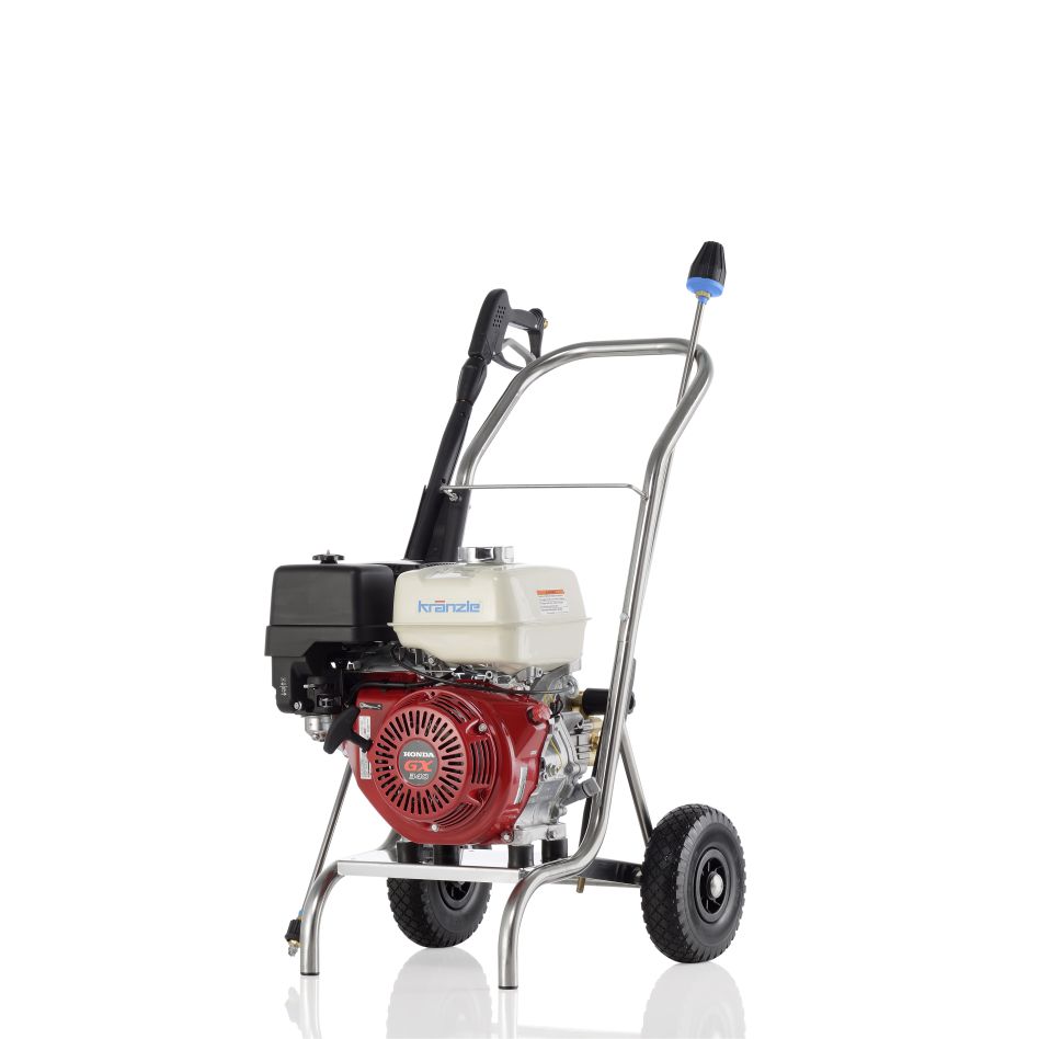Kränzle 61806.5 Profi-jet B 20/200 Cold water High pressure cleaner stainless steel trolley with speed control with TK plug nipple D12