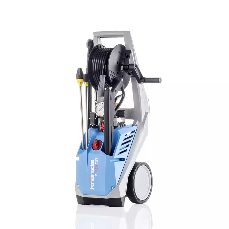 Kr&auml;nzle 60205.0 K1154 TST Cold water high pressure cleaner + hose reel and dirt cutter 230 Volt 30-140 bar
