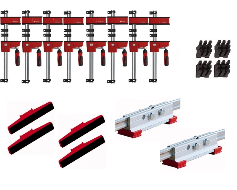 Bessey KREV100150TN Screw clamp Package Deal KREV 150/100 + accessoires