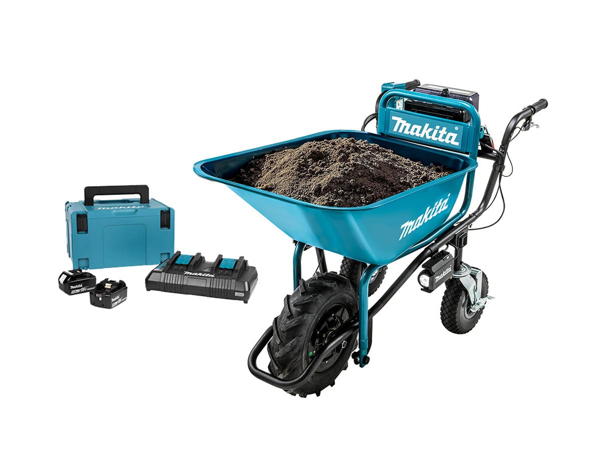 Makita DCU180bak DCU180Z 18V Wheelbarrow Bakery Starter set 18 Volt 5.0 AH Li-ion