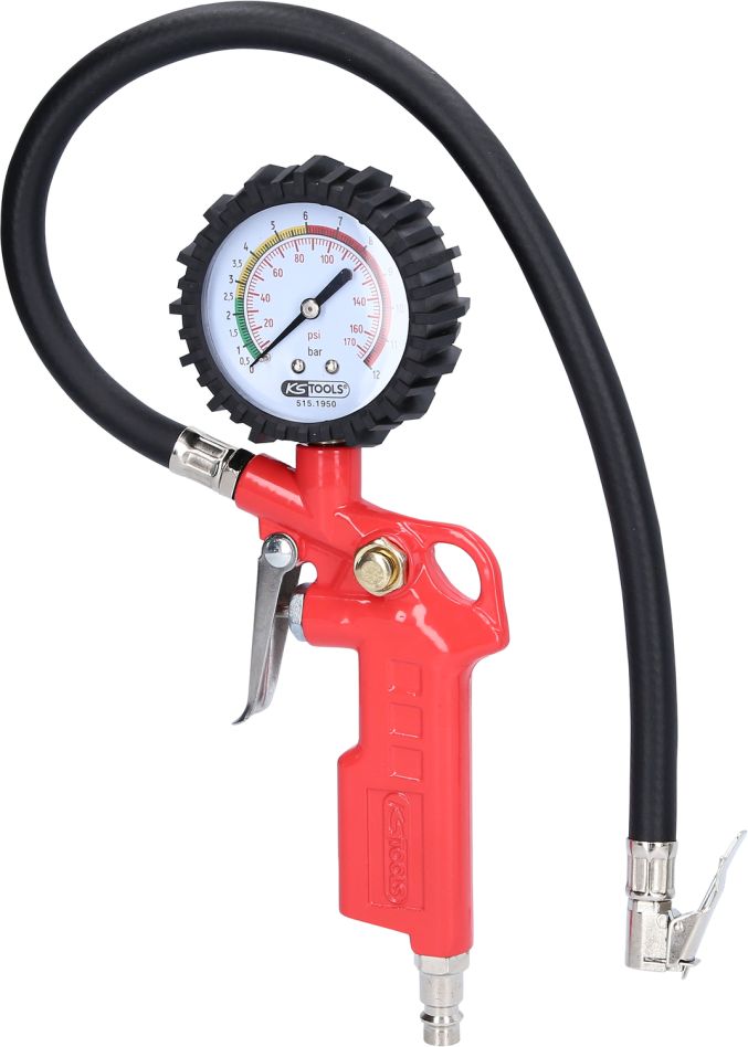KS Tools 515.1950 Tire pressure gauge 0-12bar
