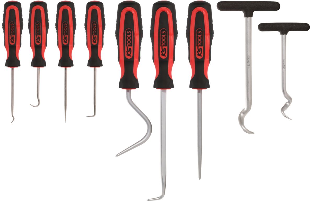 KS Tools 550.1070 Master hook tool set, 9-piece