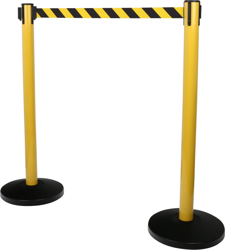 KS Tools 117.1555 Barrier post pull tape black and yellow