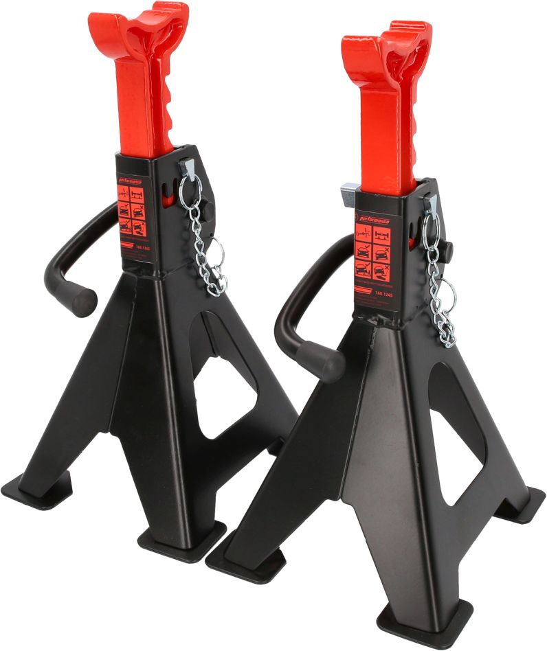 KS Tools 160.1245 performance Axle stand with quick adjustment, 2000 kg, as pair