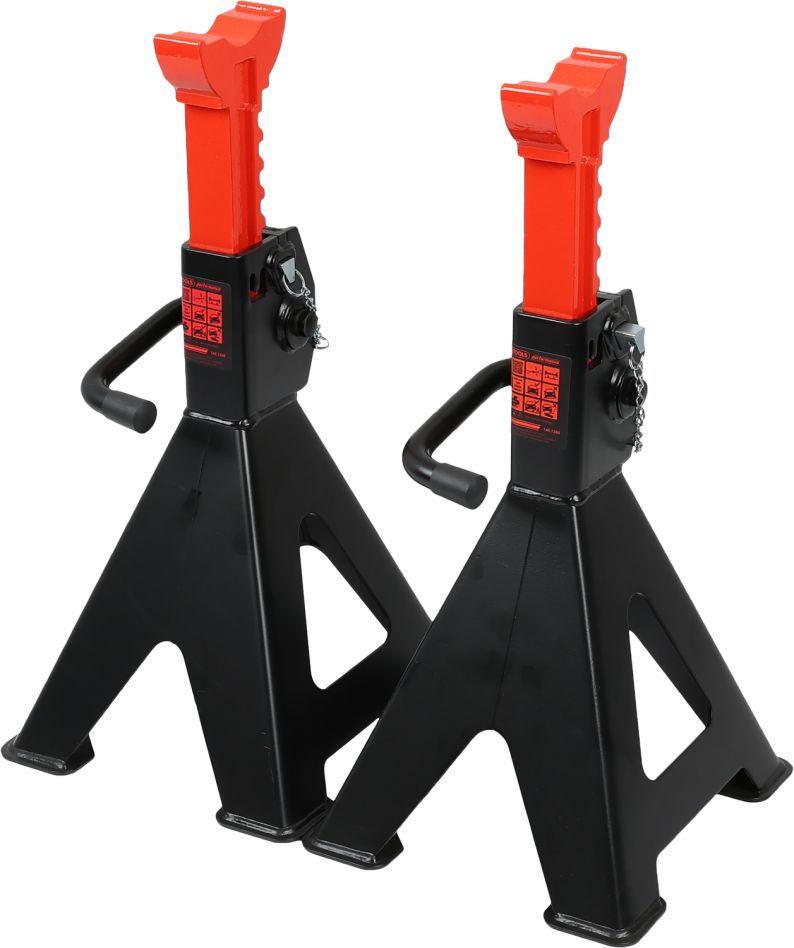 KS Tools 160.1260 performance Axle stand with quick adjustment, 12000 kg, as pair