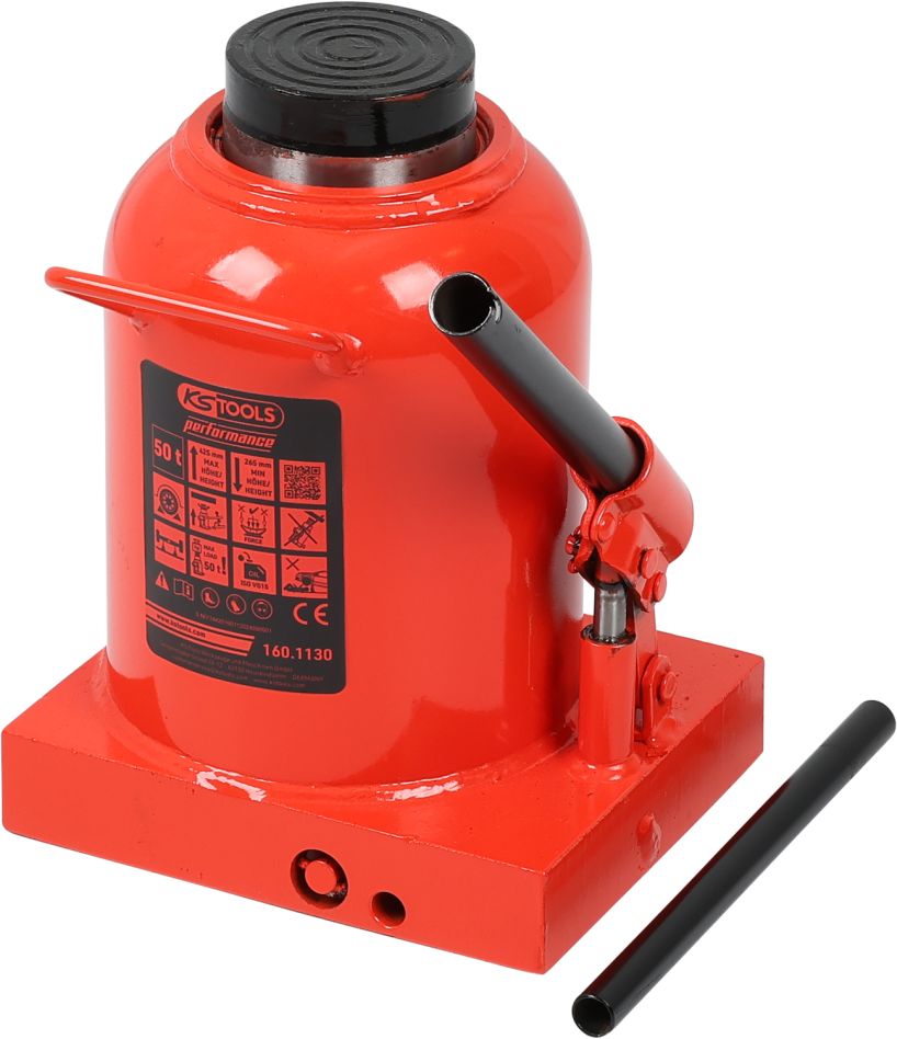 KS Tools 160.1130 performance Hydraulic pot jack, 50000 kg, lifting height: 265 - 425 mm