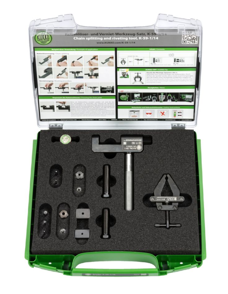KUKKO K-59-1/14 Chain tensioner set with clamping range 9-46 mm