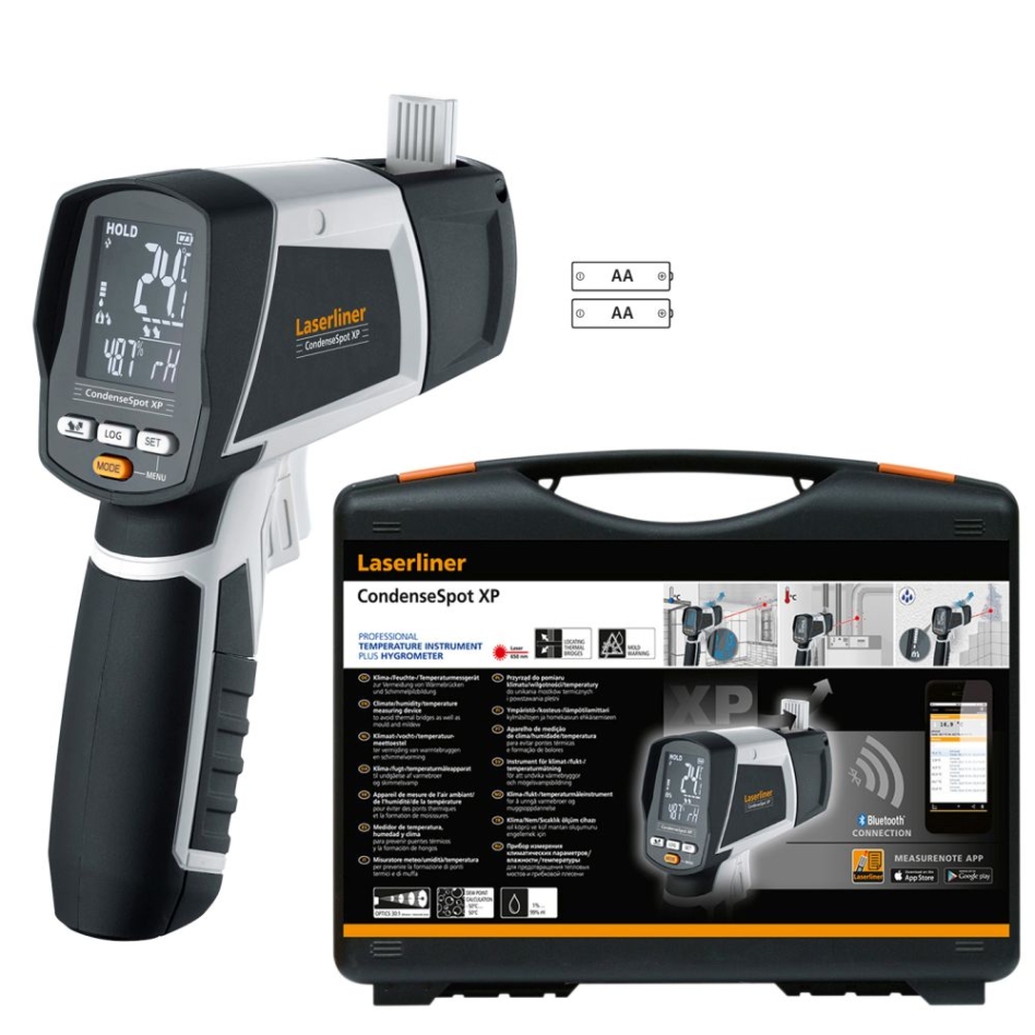 Laserliner 082.047A CondenseSpot XP Professional climate/humidity/temperature measuring device