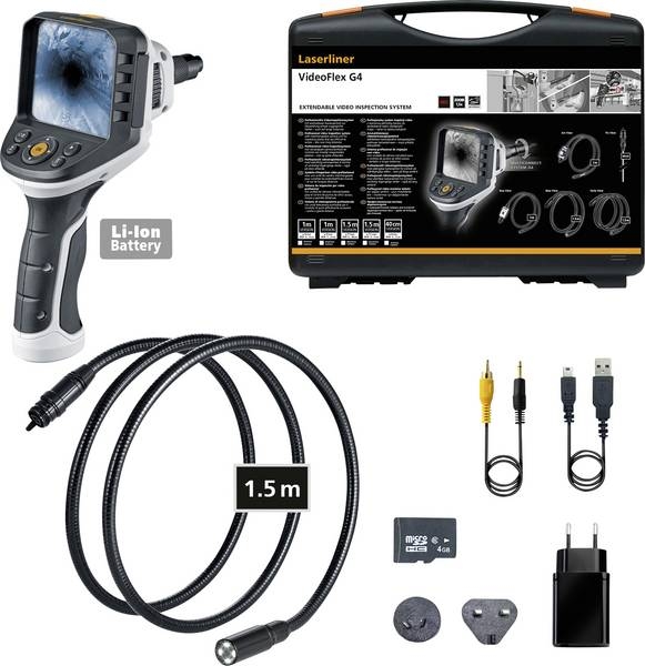 Laserliner 082.246A VideoFlex G4 Max Professional video inspection system