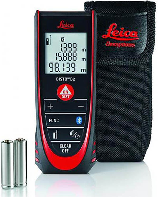 Leica 837031 Disto D2 Laser rangefinder with bluetooth
