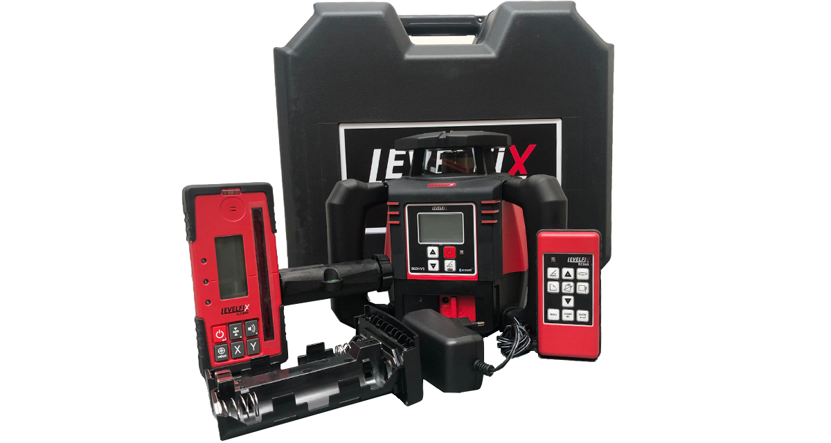 Levelfix 554800 860HVS Red Construction Laser with Digital Double Slope