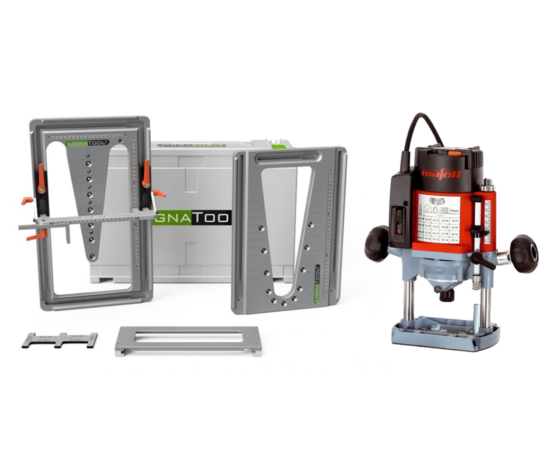 Lignatool LT080SRLO65 LT080SR Dovetail routing jig set Standard package Mafell LO65 Ec MidiMax router!