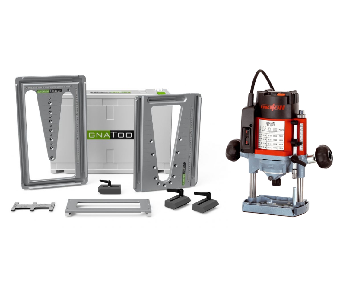 Lignatool LT080STLO65 LT080ST Dovetail cutting jig set starter pack Mafell LO65 Ec Midimax router
