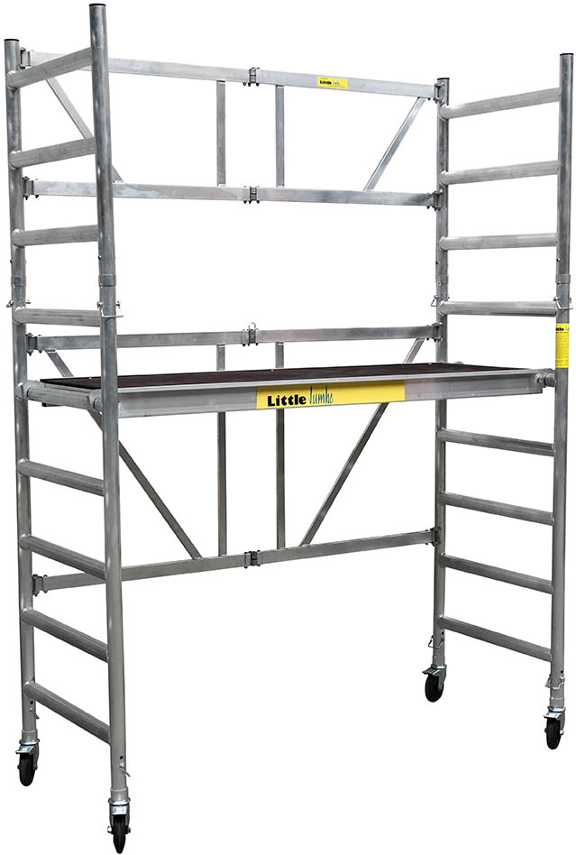 Little Jumbo 11401737 SuperPRO M-Max folding scaffold, without hatch (LxWxH 1.89x0.75x2.54 mtr)