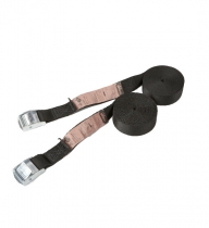 Little Jumbo 1825200250 Lashing strap 25mm. buckle black 2.5 mtr endless set 2 pcs.