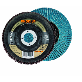 Rhodius 204015 LSZ F2 Flap disc Steel/Inox 125 x 22.23 mm K40