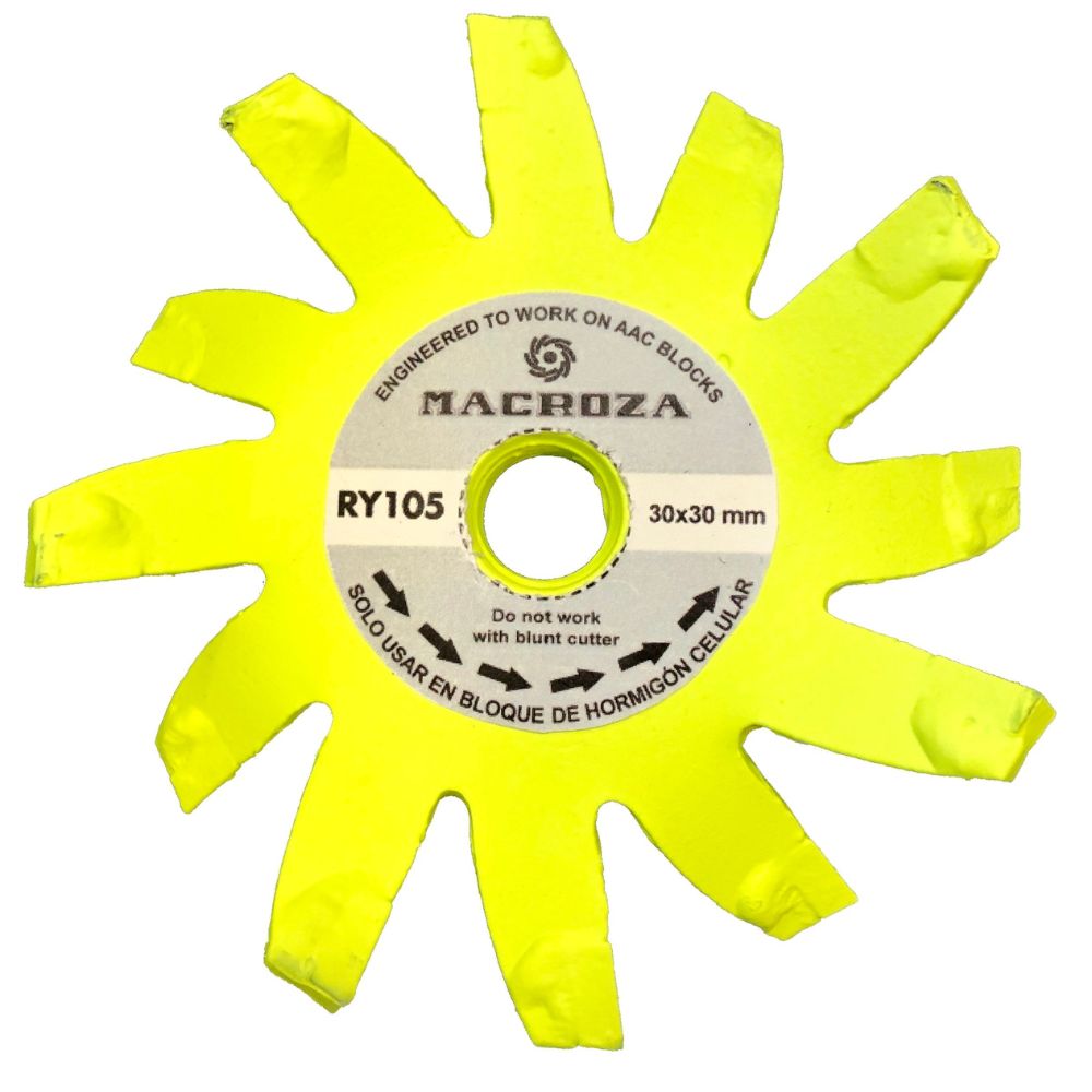 Macroza RY105 Cutter 30mm x 30mm AAC / Ytong