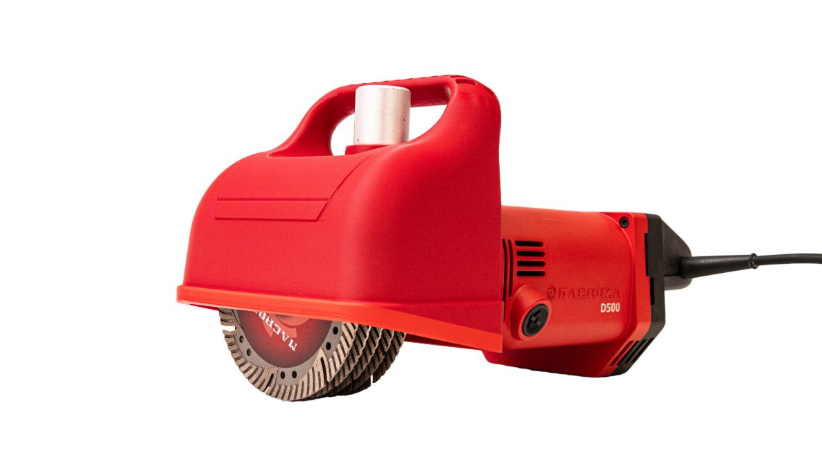 Macroza D500125 D500 Wall Cutter 220/110V incl. 5x125mm diamond cutting discs