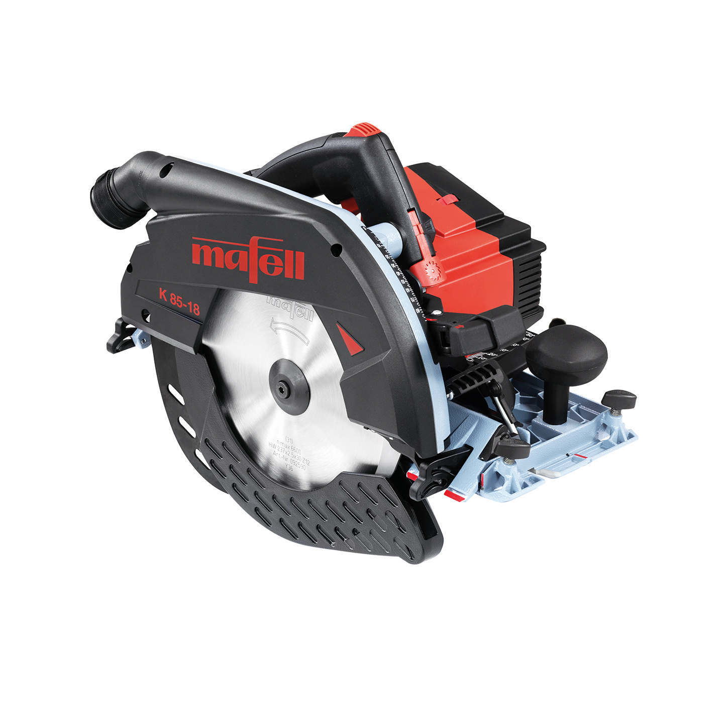 Mafell 91E302 K 85-18 Pure Accu Manual Circular Saw 2x18V excl. batteries and charger in L-Max