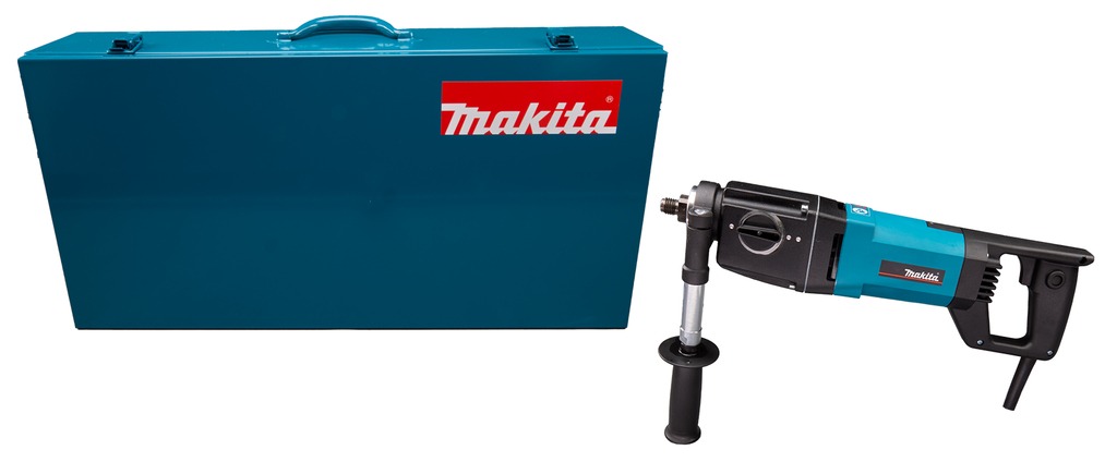 Makita DBM130 230V Dry Diamond Drill, M18 x 2.5 mm, 1700 W, in a carrying case