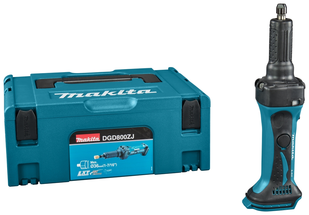 Makita DGD800ZJ straight grinder 18 Volt excl. batteries and charger