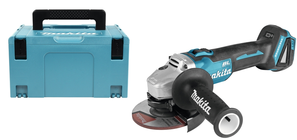 Makita DGA504ZJ 18V Body Angle Grinder 125 mm in MakPac