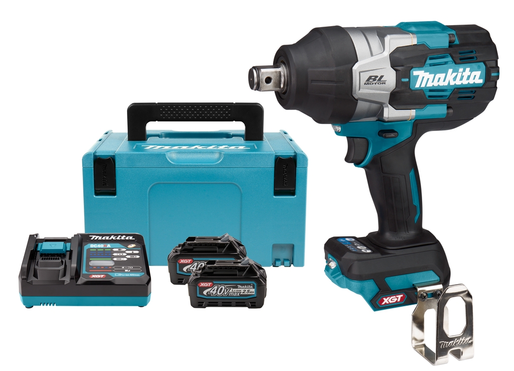 Makita TW001GD201 Impact wrench 3/4" 1800Nm 40 Volt Max 2.5Ah Li-Ion in MakPac