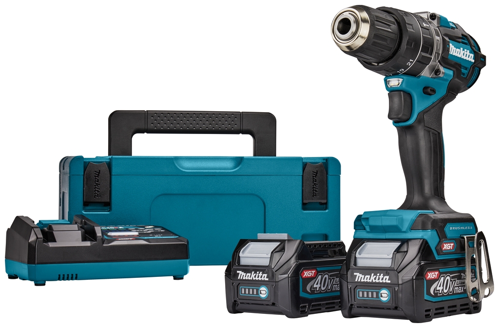 Makita HP002GD201 Cordless Impact Drill 40V max 2.5Ah Li-Ion in MakPac