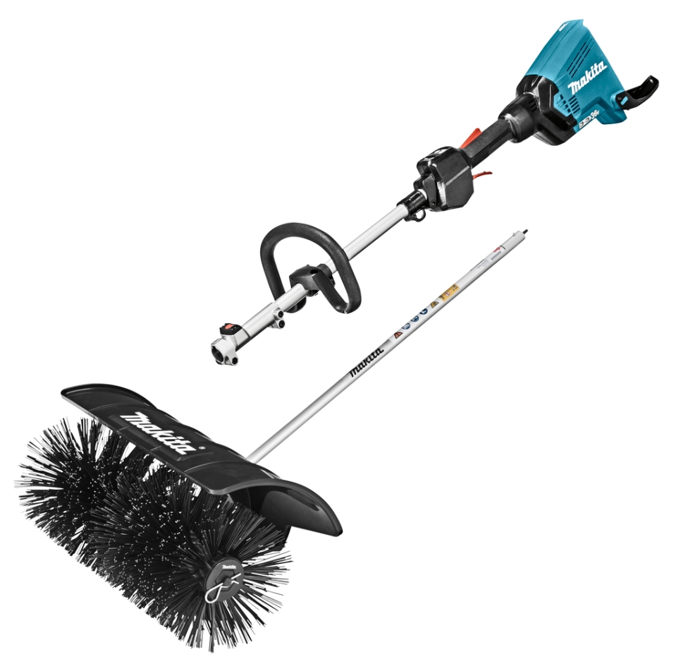 Makita DUX60ZX15 Accu Combisystem D-handle 2 x 18V excl. batteries and charger + Roller broom attachment