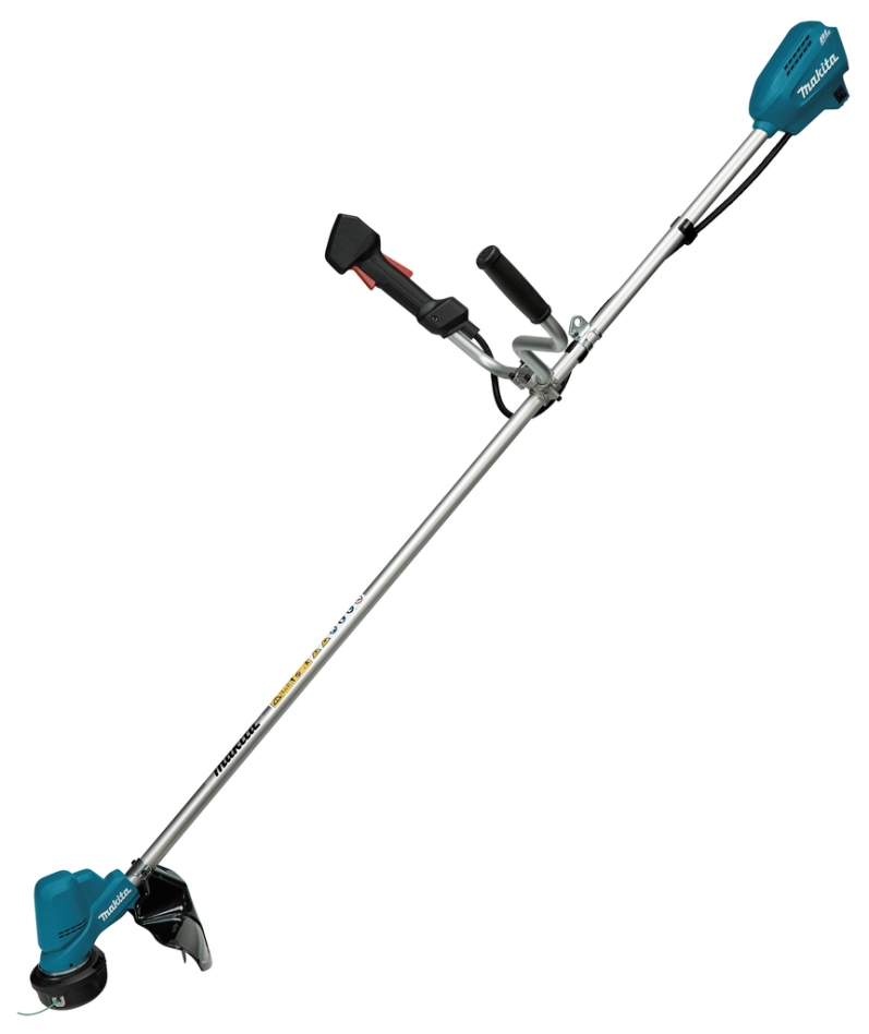 Makita DUR190UZX9 Accu Trimmer 18V U-handle with quick fill wire head excl. batteries and charger