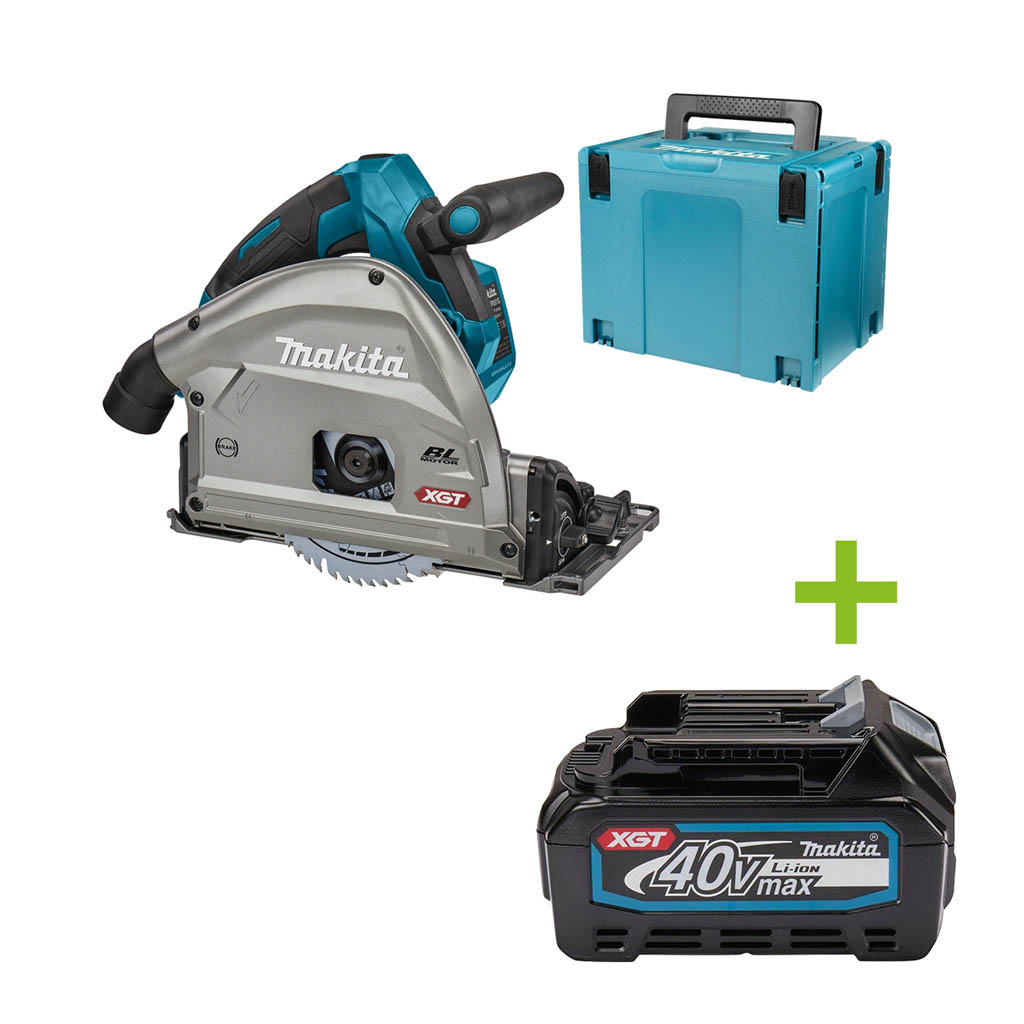 Makita SP001GZ03 Circular saw 40V max 165 mm in MakPac with AWS transmitter excl. batteries and charger