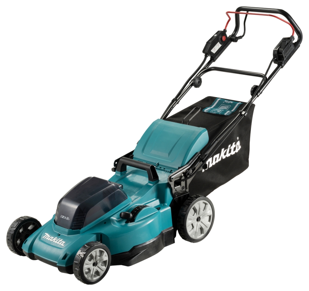 Makita DLM481Z Cordless lawnmower powered 48 cm 2 x 18 Volt Excl. batteries and charger