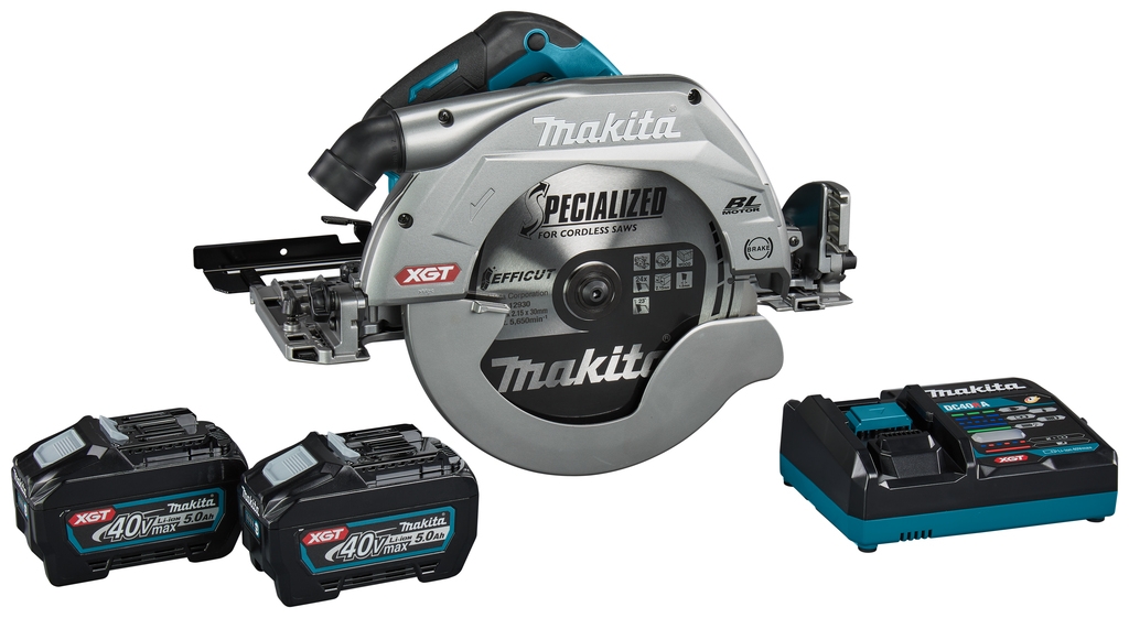 Makita HS011GT201 Cordless circular saw 270 mm 40V 5.0Ah Li-Ion