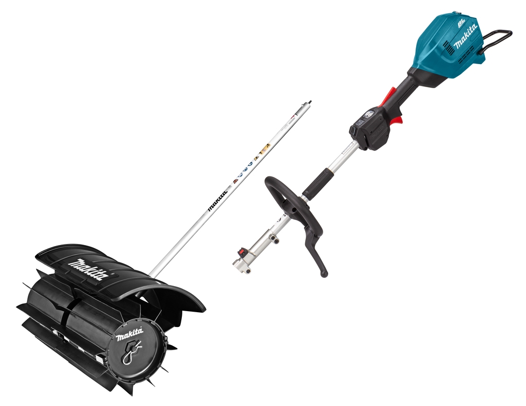 Makita UX01GZ10 Battery Combi System D-handle 40V Max excl. batteries and charger + Rubber Broom Roller attachment