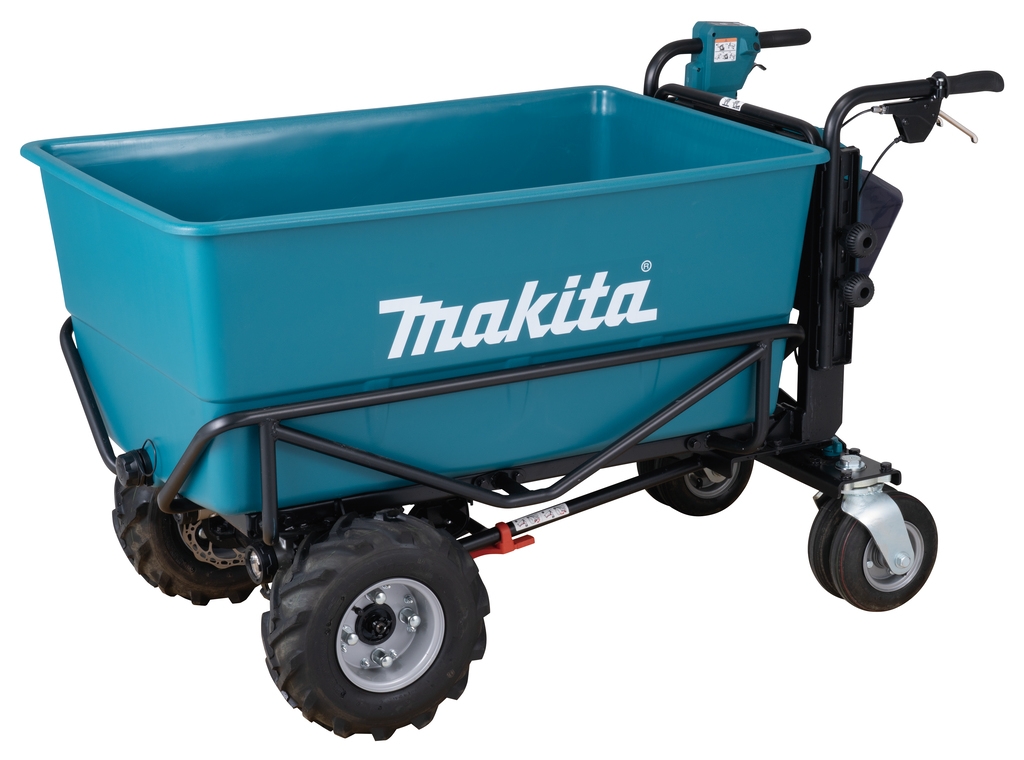 Makita DCU605Z 2 x 18V Battery Wheelbarrow with loading bucket excl. batteries and charger